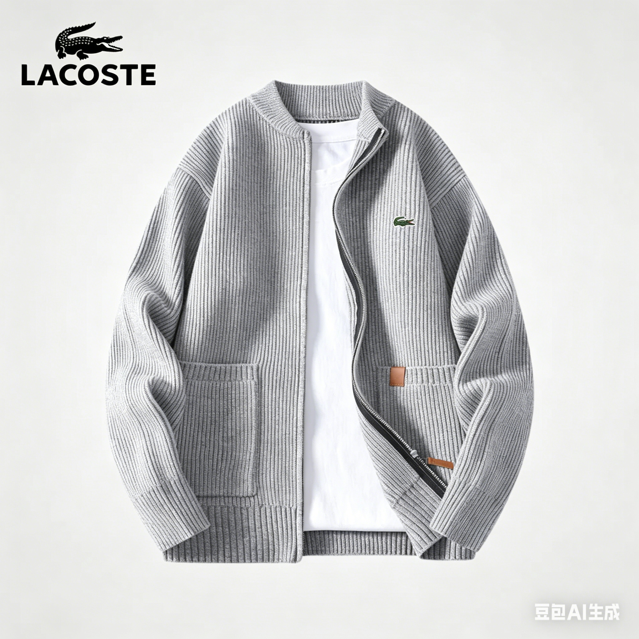 LC Signature Zip Cardigan