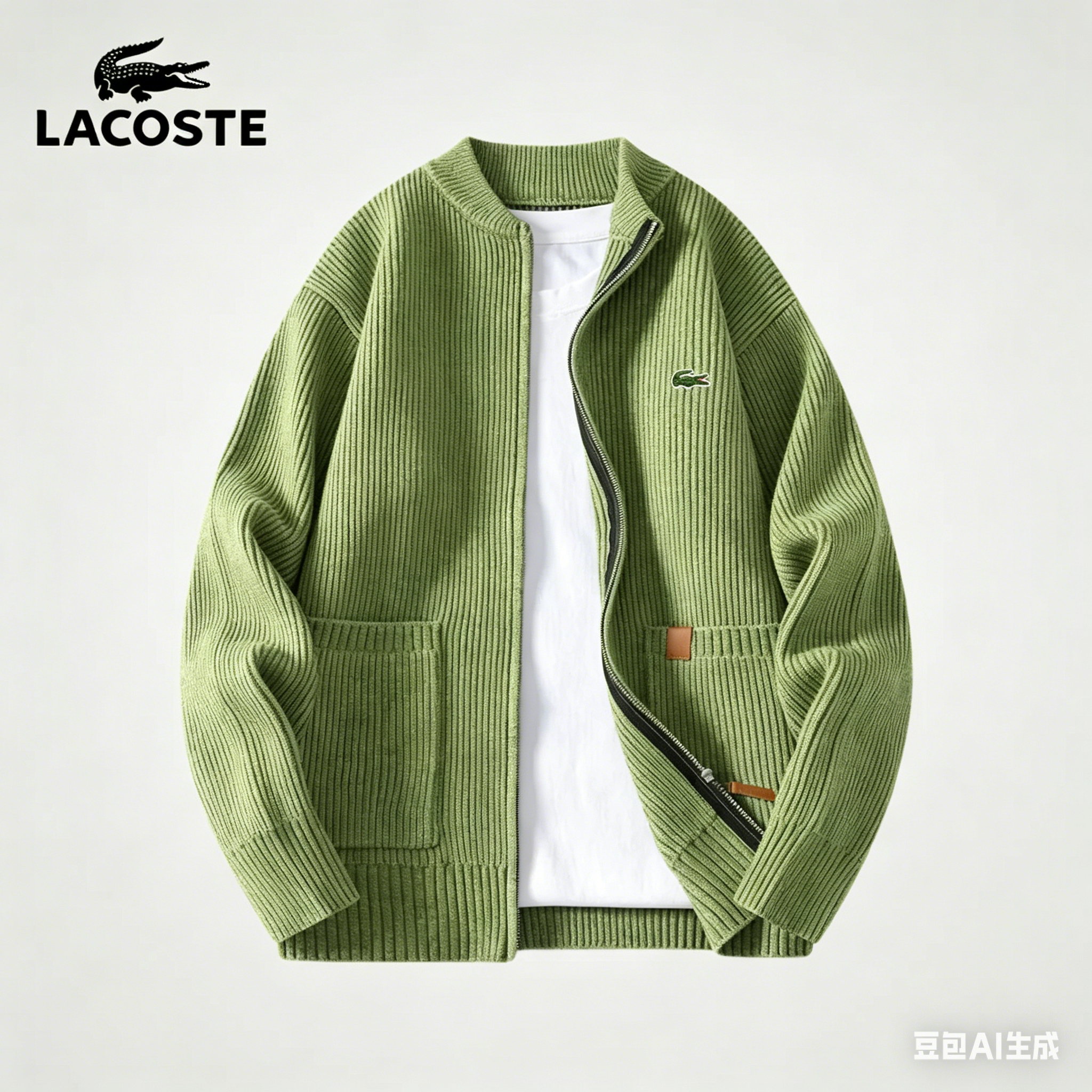 LC Signature Zip Cardigan