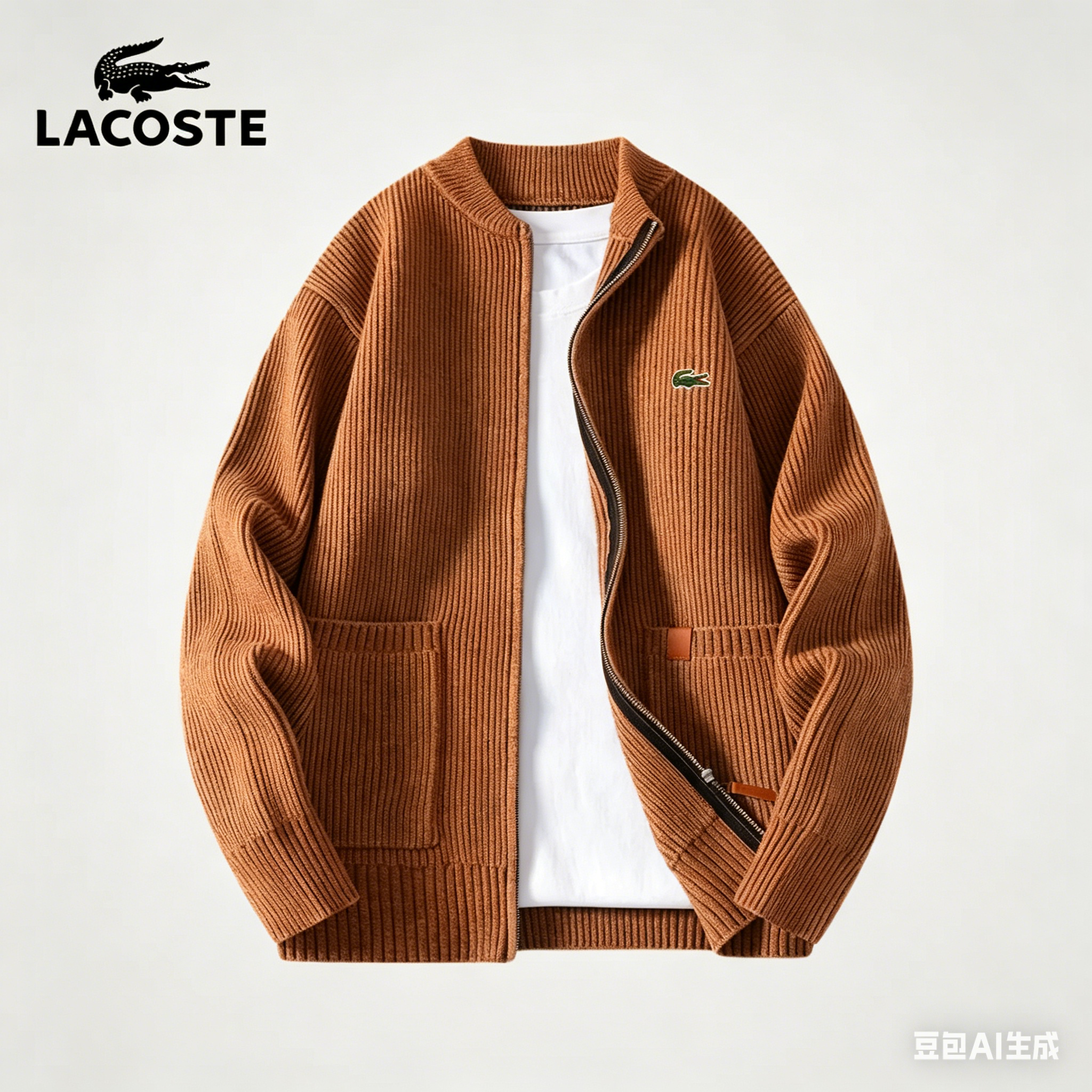 LC Signature Zip Cardigan