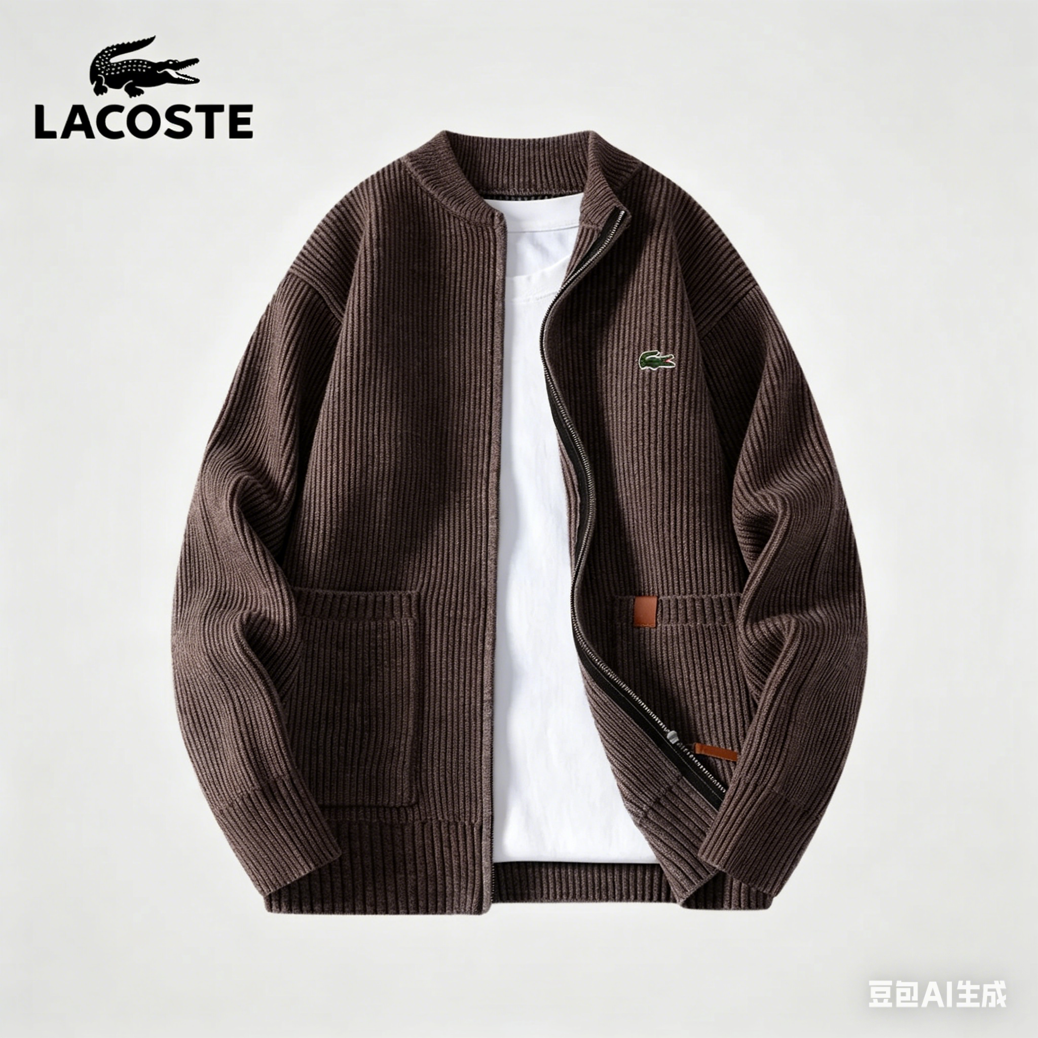 LC Signature Zip Cardigan