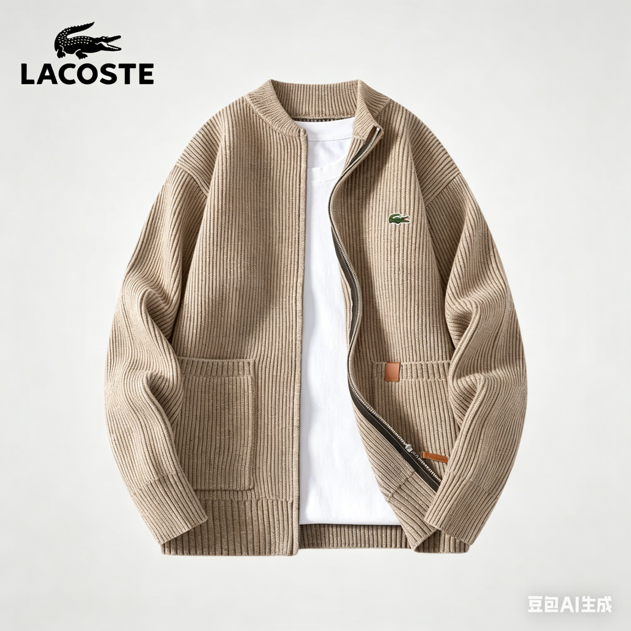 LC Signature Zip Cardigan