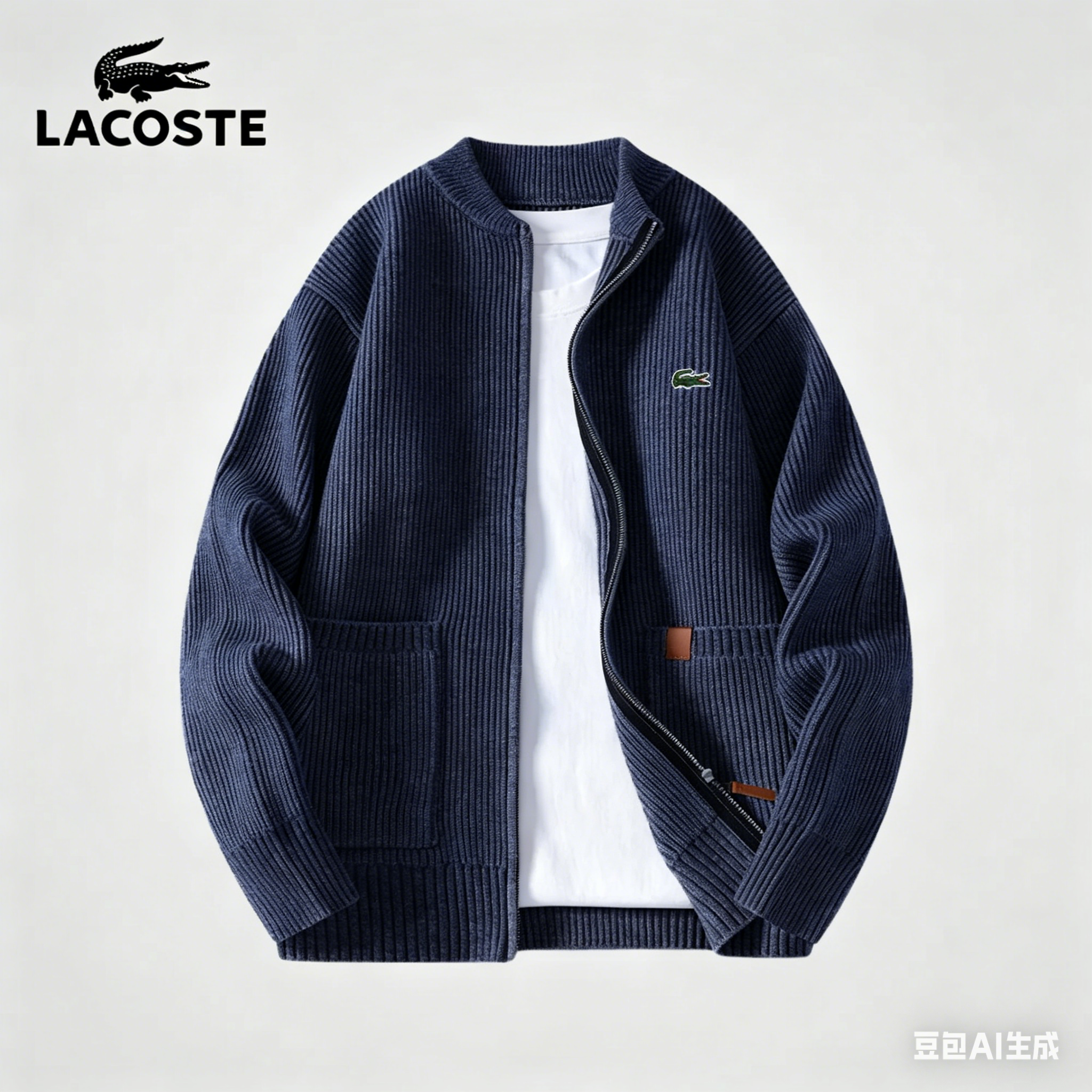 LC Signature Zip Cardigan