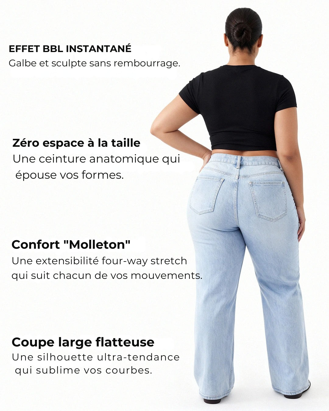 Everyday Boost Wide Fit Jeans