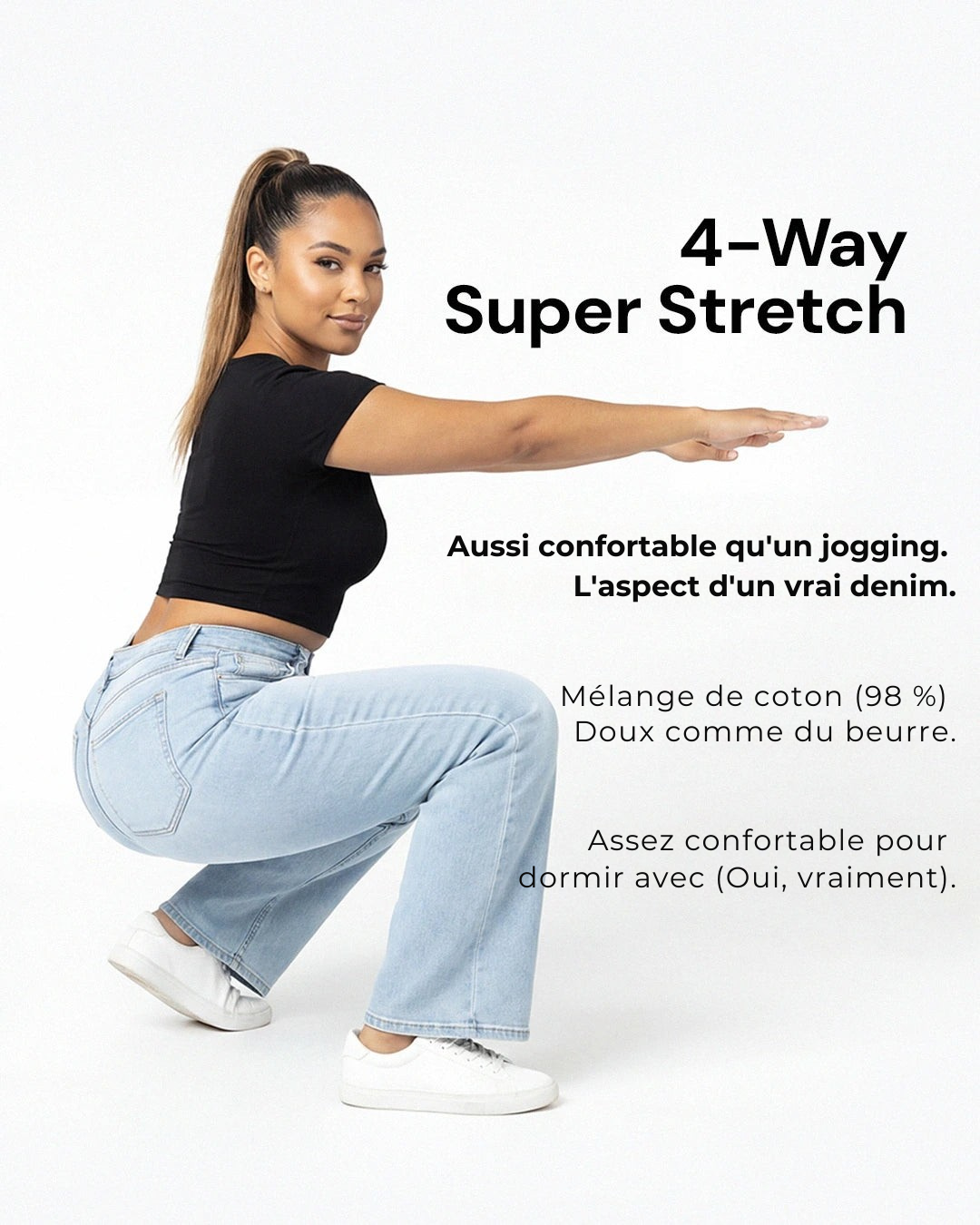 Everyday Boost Wide Fit Jeans